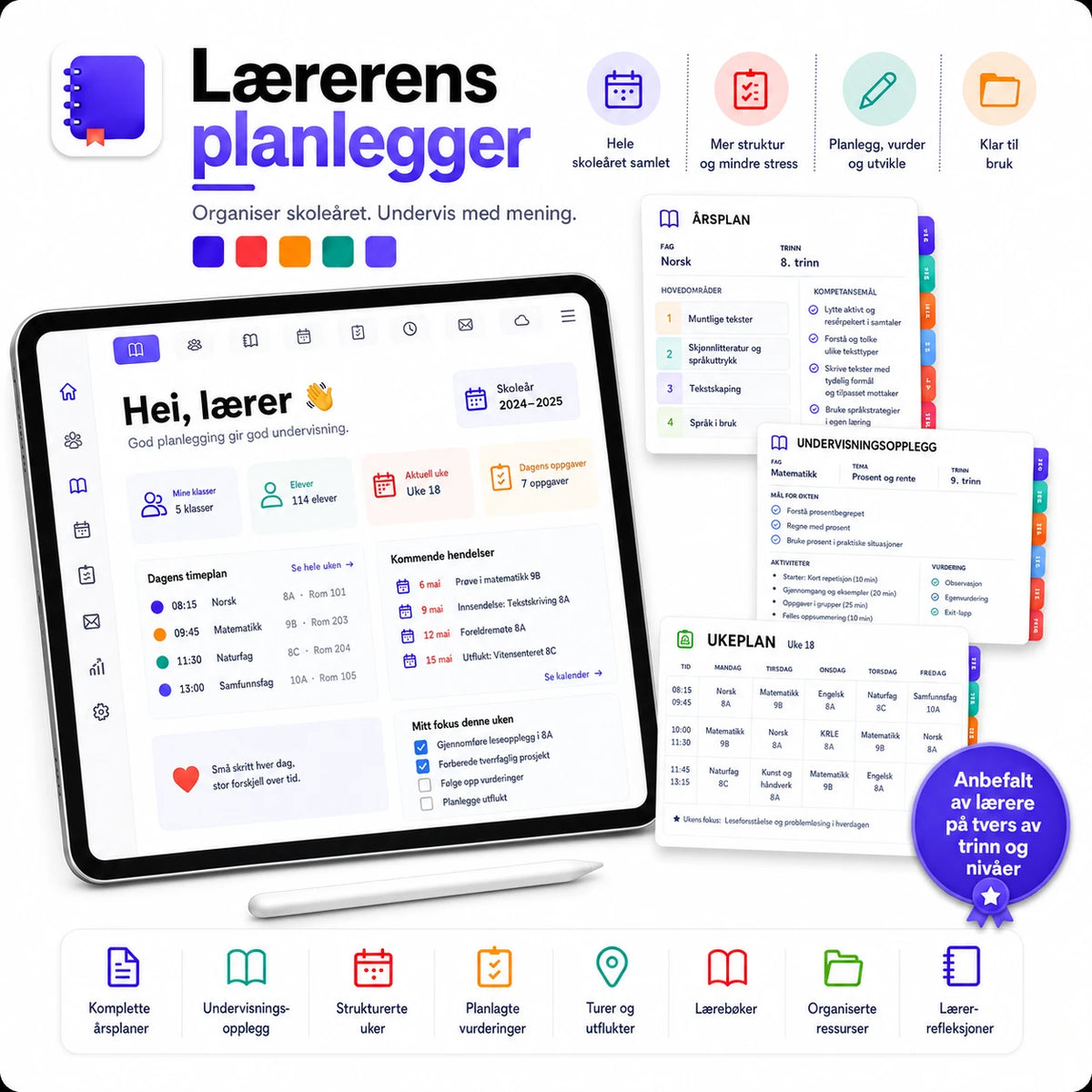 Lærerens planlegger